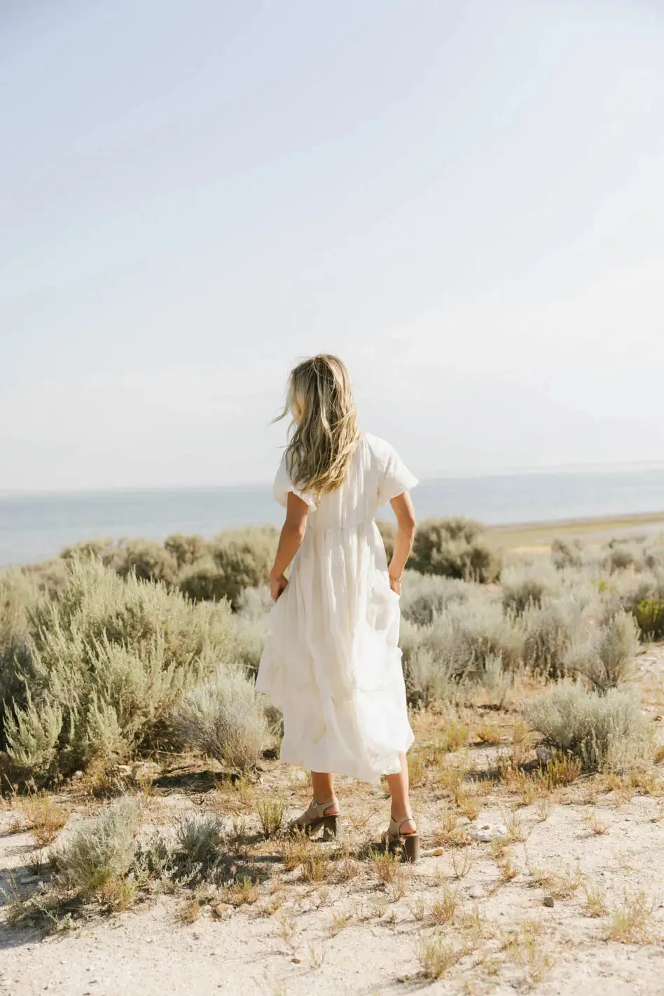 Fool For You Midi Dress in Cream - FINAL SALE