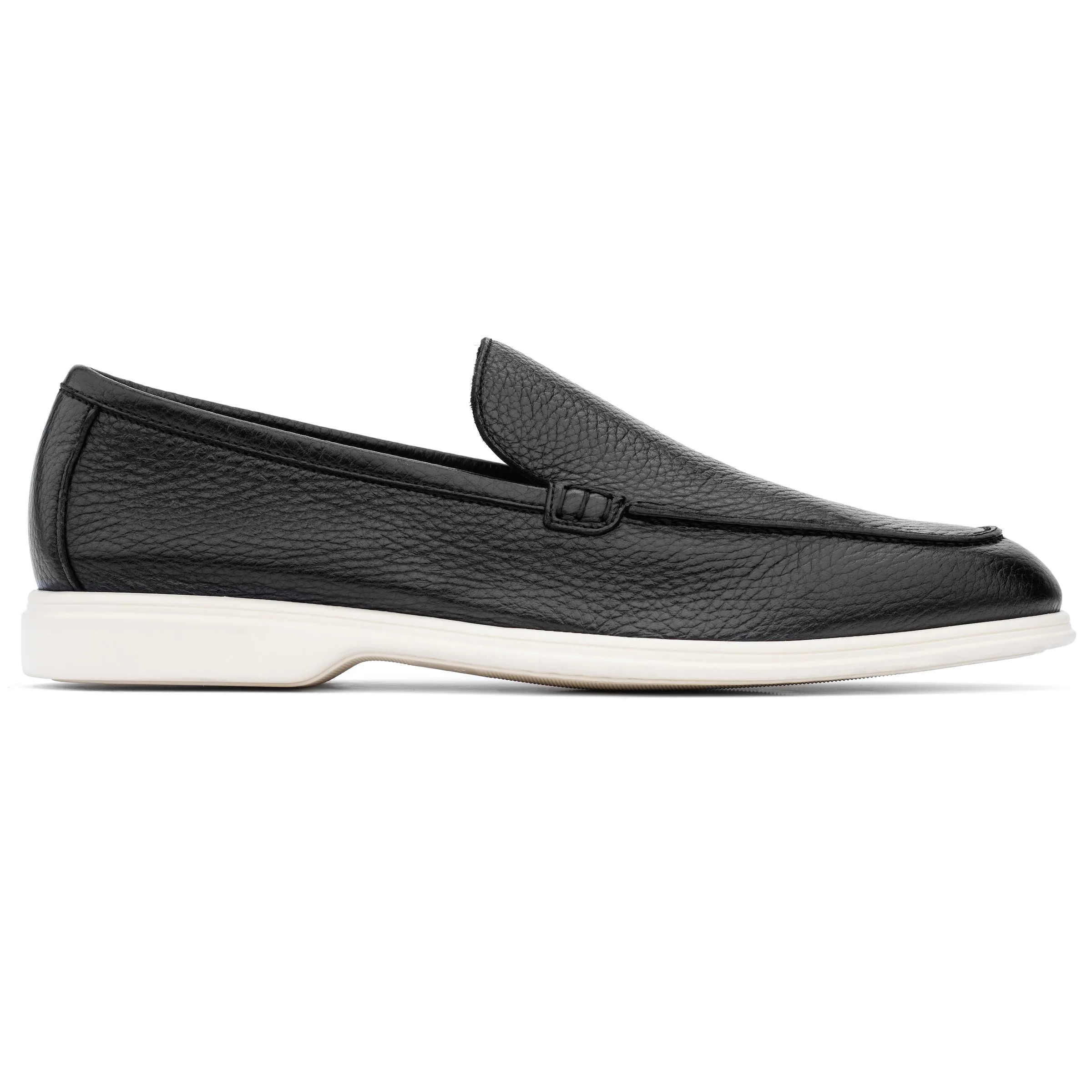 Forza Black Deerskin Slip On