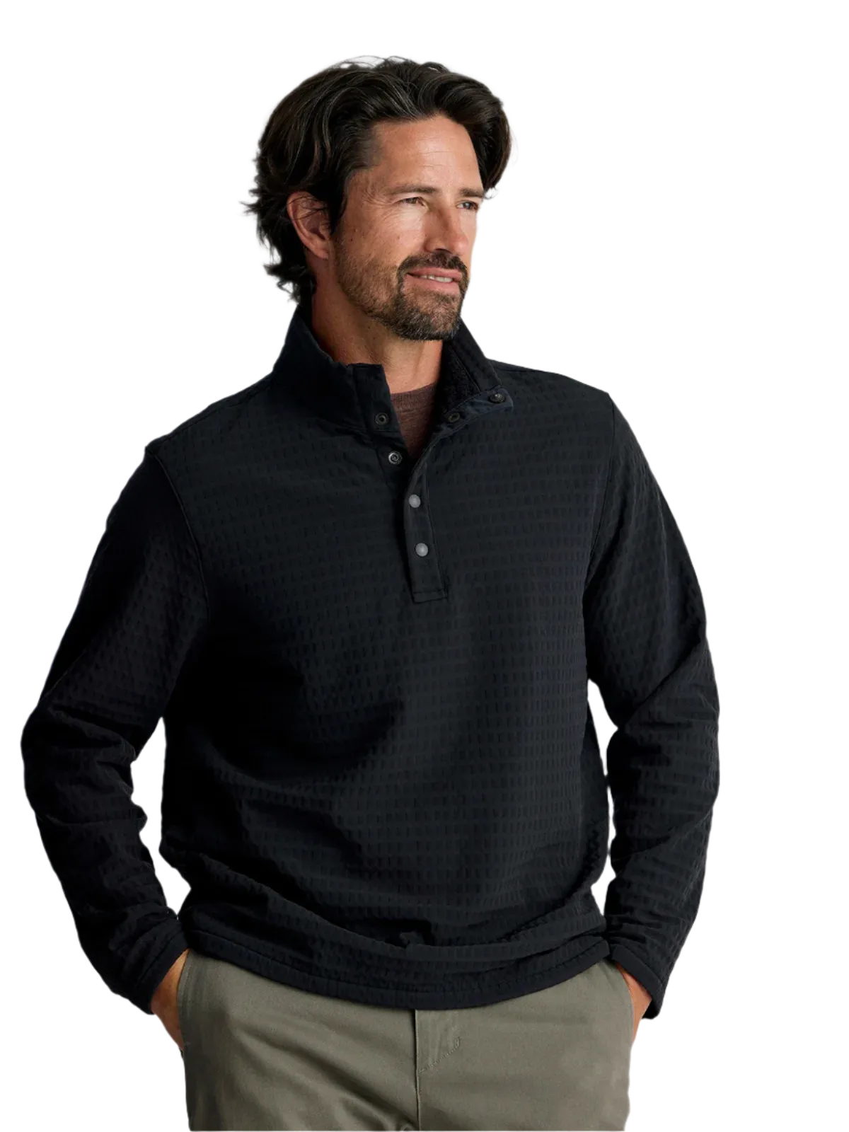 Free Fly - Men's Gridback Fleece Snap Pullover