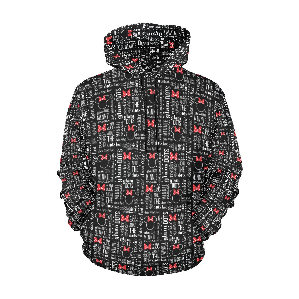 Glam Dots Hoodie for Women