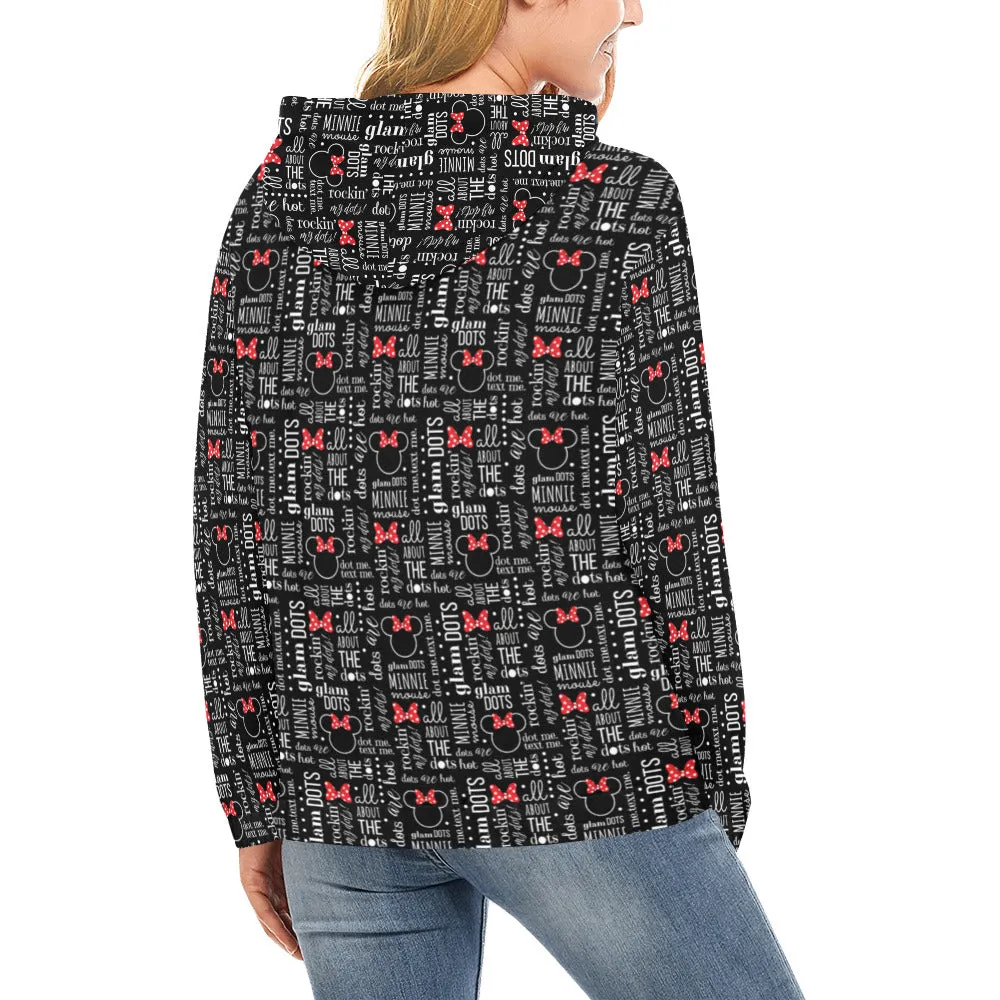 Glam Dots Hoodie for Women