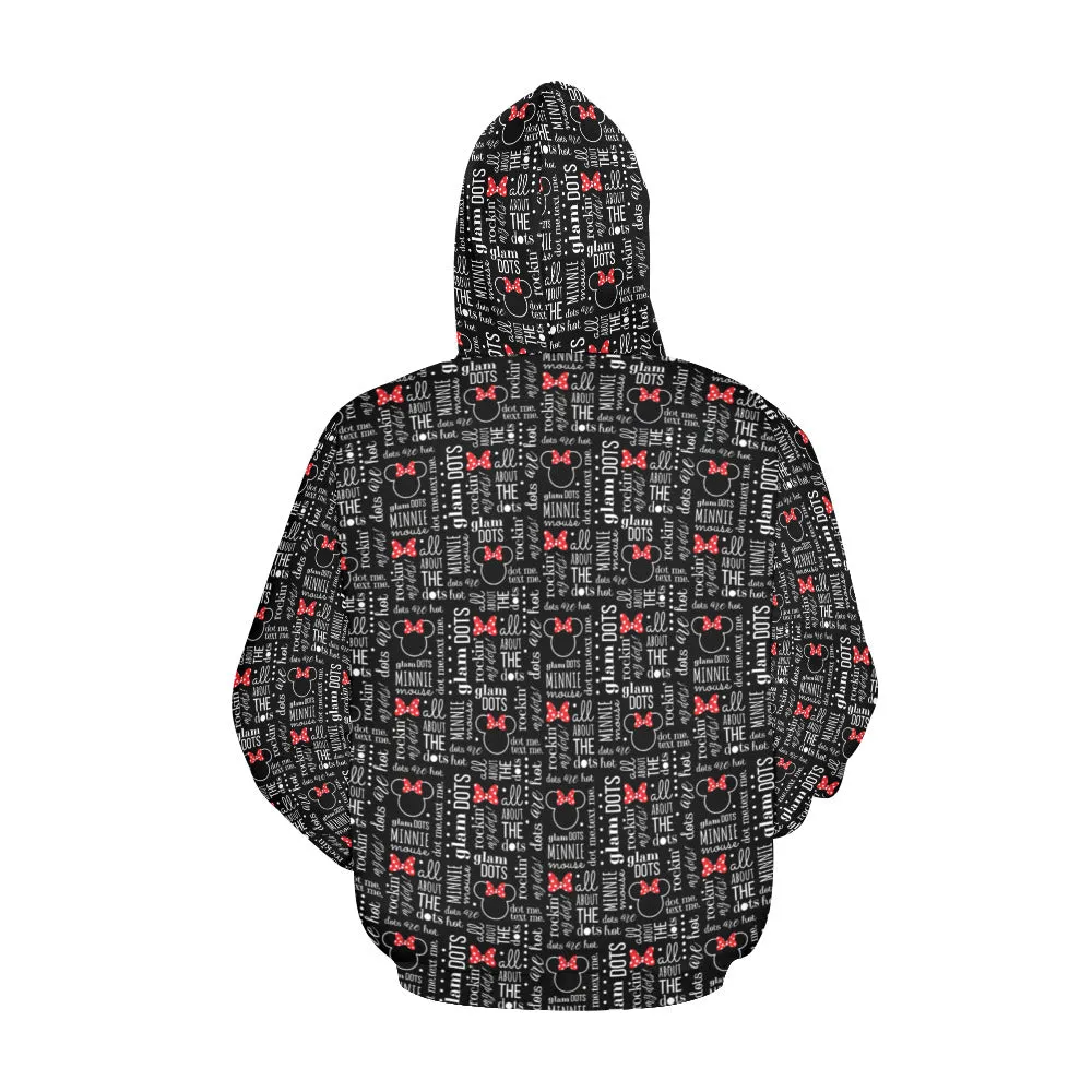 Glam Dots Hoodie for Women