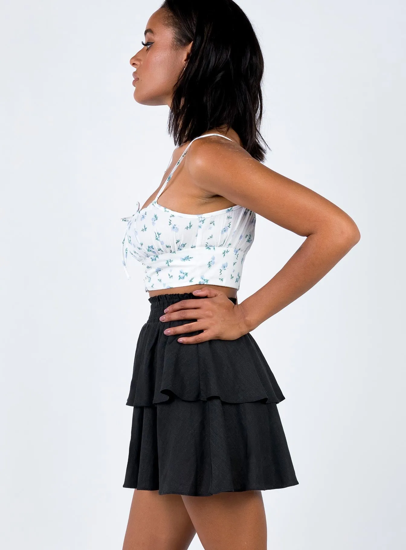 Greta Mini Skirt Black