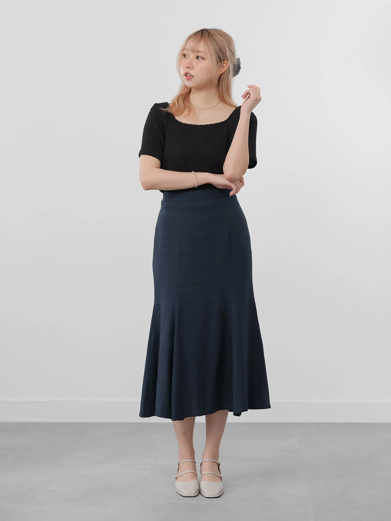 Gwen Mermaid Midi Skirt