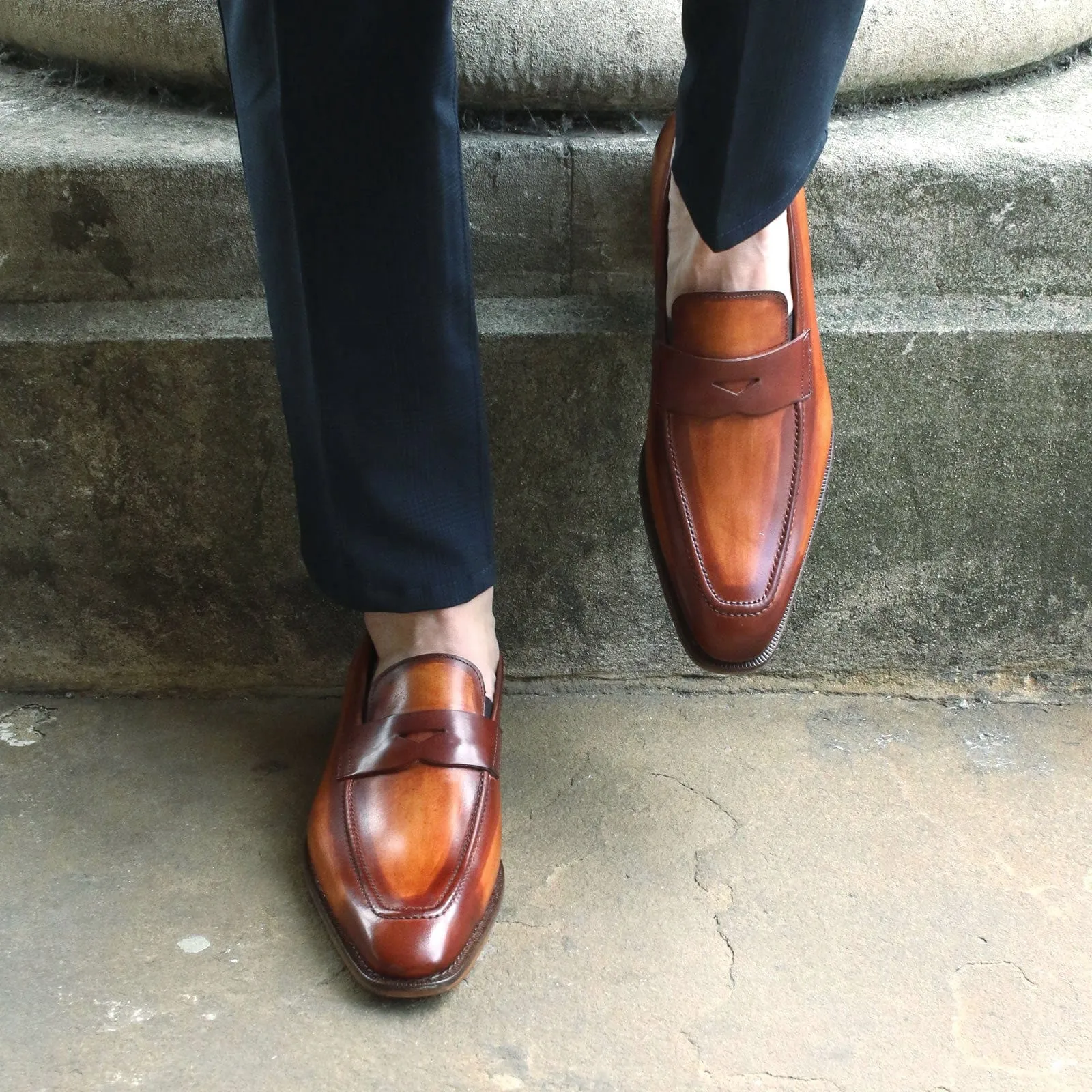 Hampton Penny Loafer Chestnut