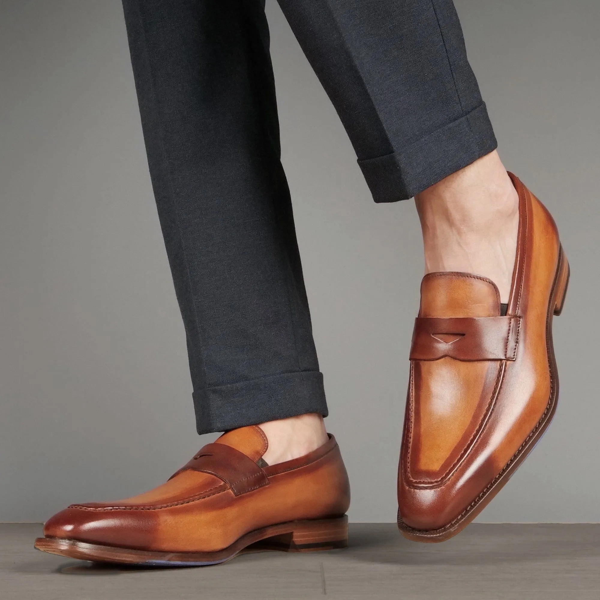 Hampton Penny Loafer Chestnut