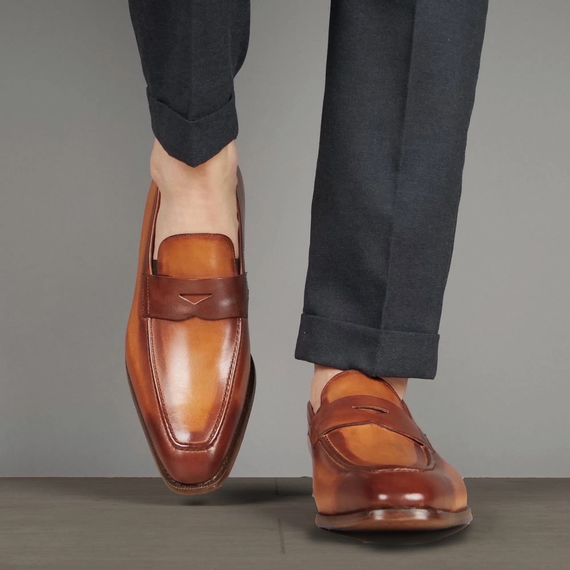 Hampton Penny Loafer Chestnut