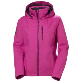 Helly Hansen Womens Crew Hooded Midlayer Sailing Jacket 2.0 Magenta