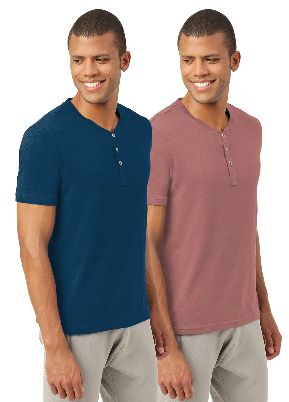 Henley 2.0 - Half Sleeves (Pack of 2)