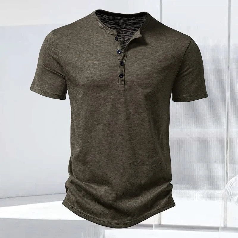 HENLEY SHORT SLEEVE SHIRT