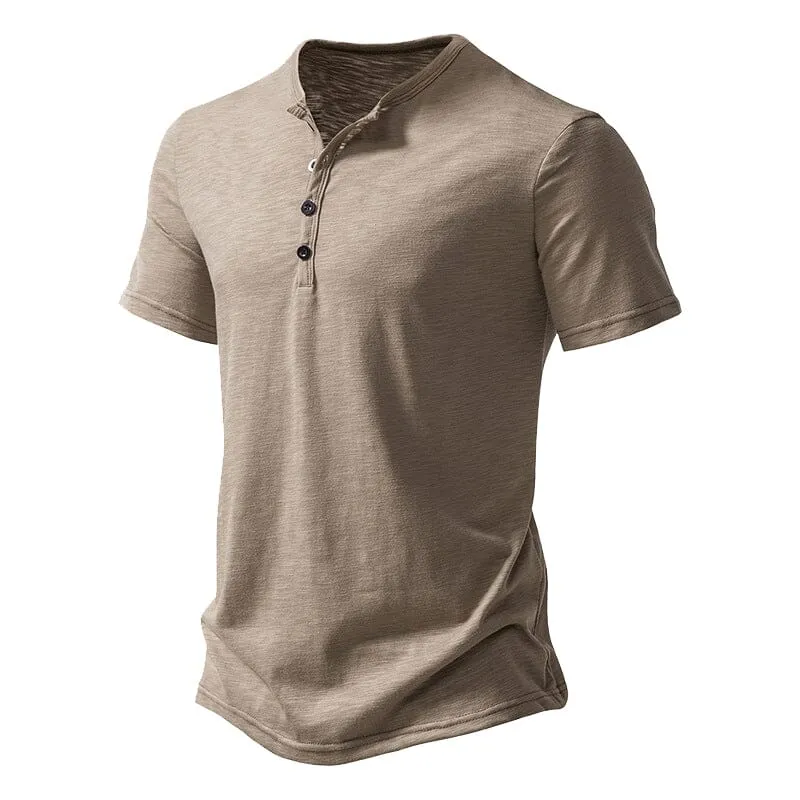 HENLEY SHORT SLEEVE SHIRT