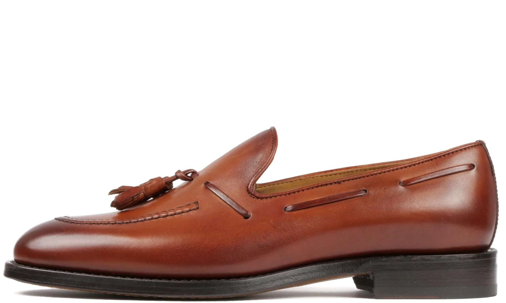 Henley Tassel Loafer Chestnut