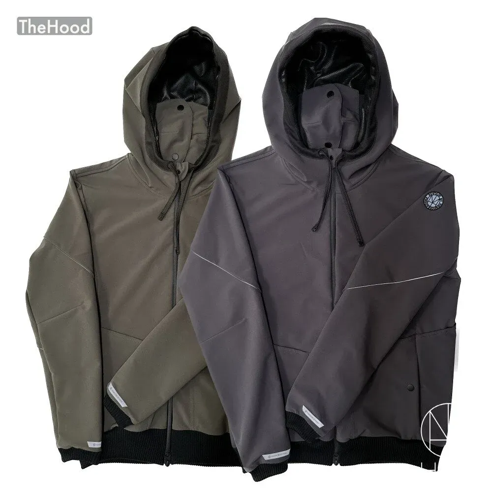 HOMI TheHood Tech Hoodie - fully zipped hoodie