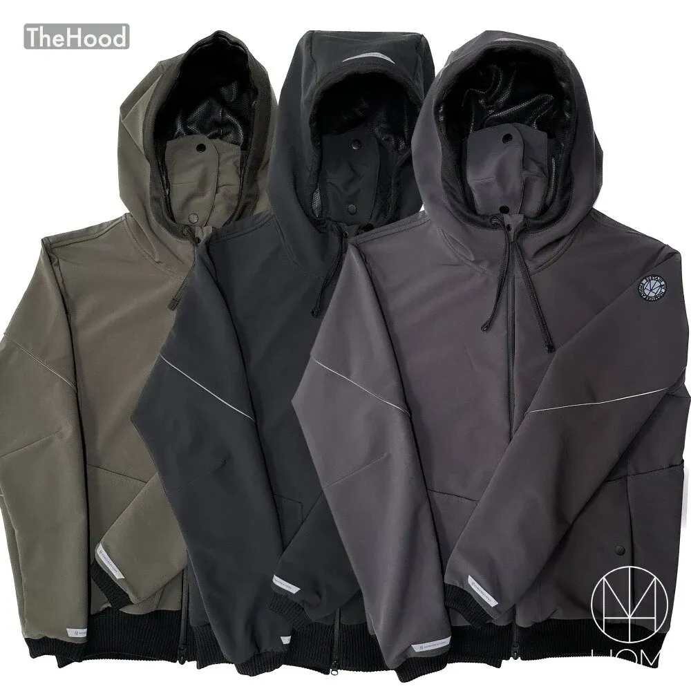 HOMI TheHood Tech Hoodie - fully zipped hoodie