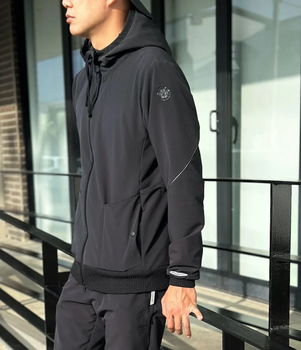 HOMI TheHood Tech Hoodie - fully zipped hoodie