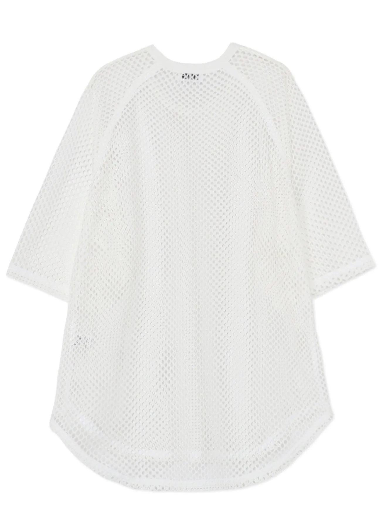 HONEYCOMB MESH BIG RAGLAN SLEEVE PULLOVER