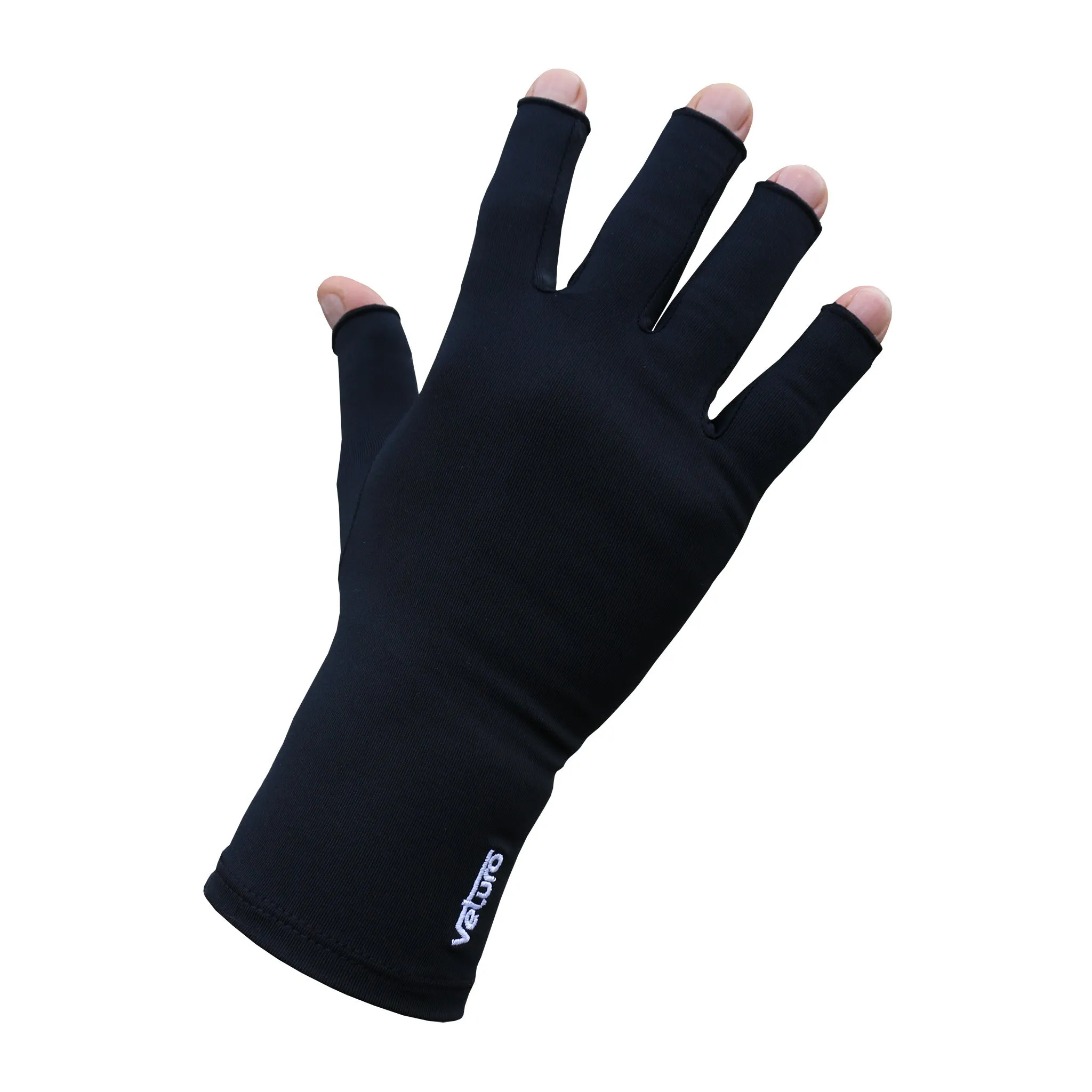 Infrared Compression Open Finger Gloves Palm Grip