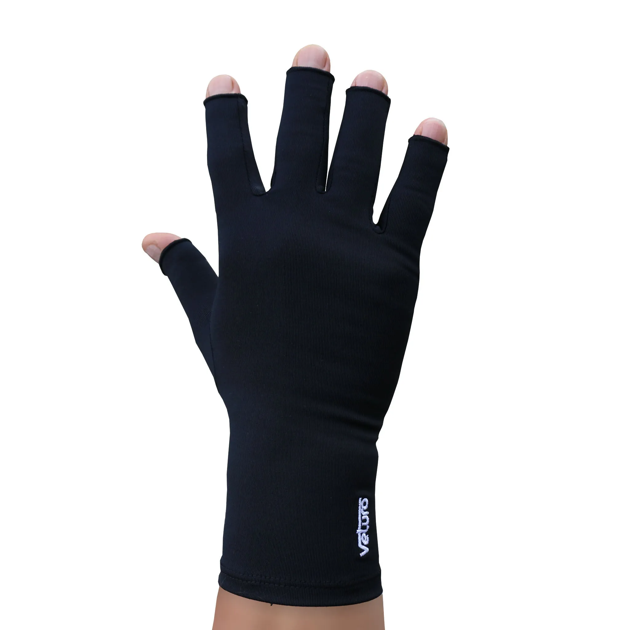 Infrared Compression Open Finger Gloves Palm Grip