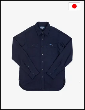 Iron Heart  IHSH-358 5oz Dobby Cloth Work Shirt - Indigo