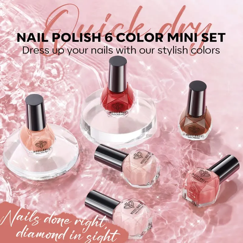 Jelly Park - 6 Colors Nail Polish Set