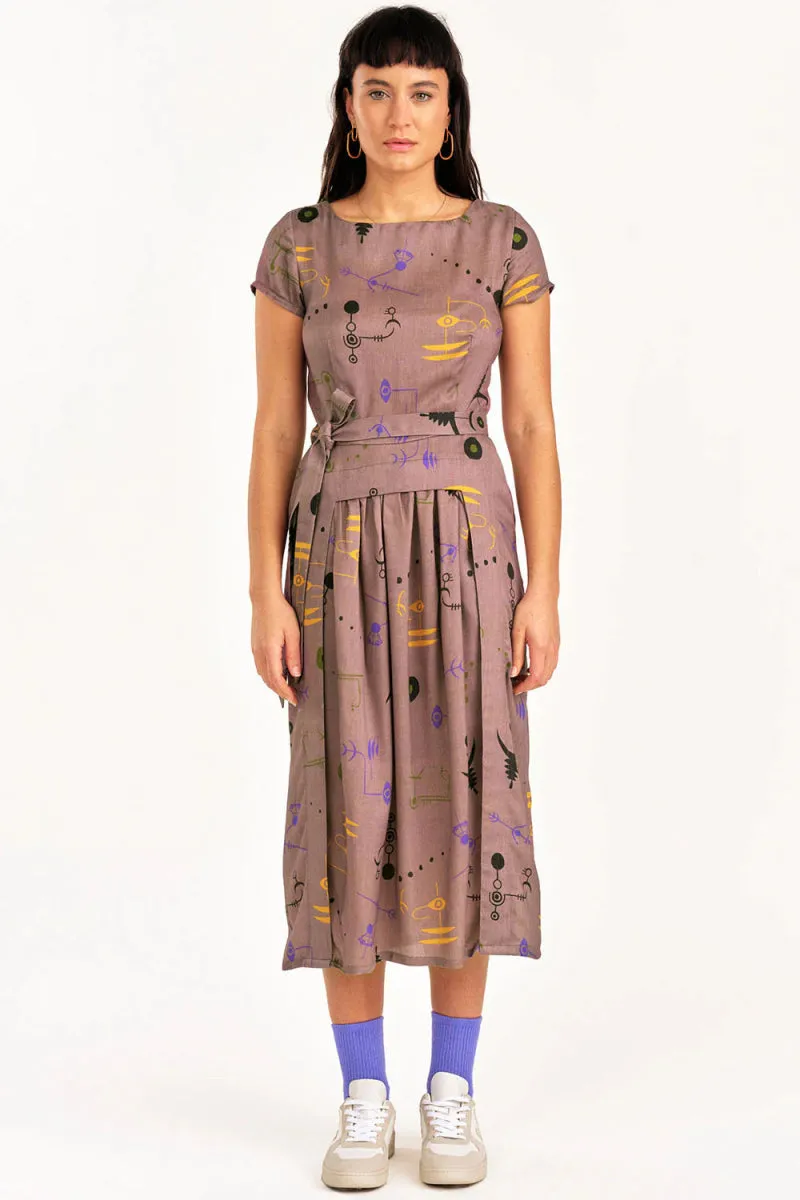 Jennifer Glasgow Yelena Dress (Crop Circles)