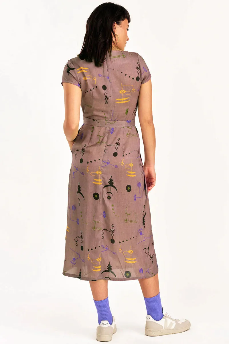 Jennifer Glasgow Yelena Dress (Crop Circles)