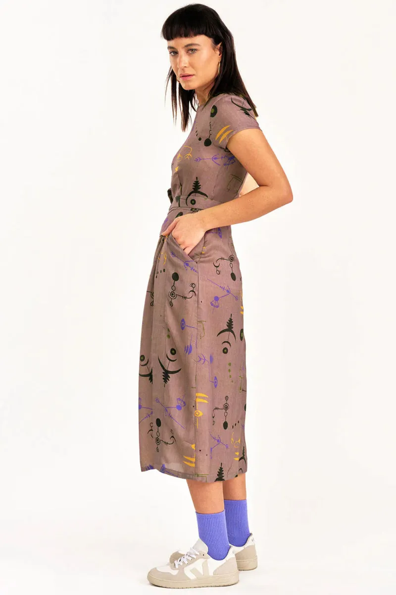 Jennifer Glasgow Yelena Dress (Crop Circles)