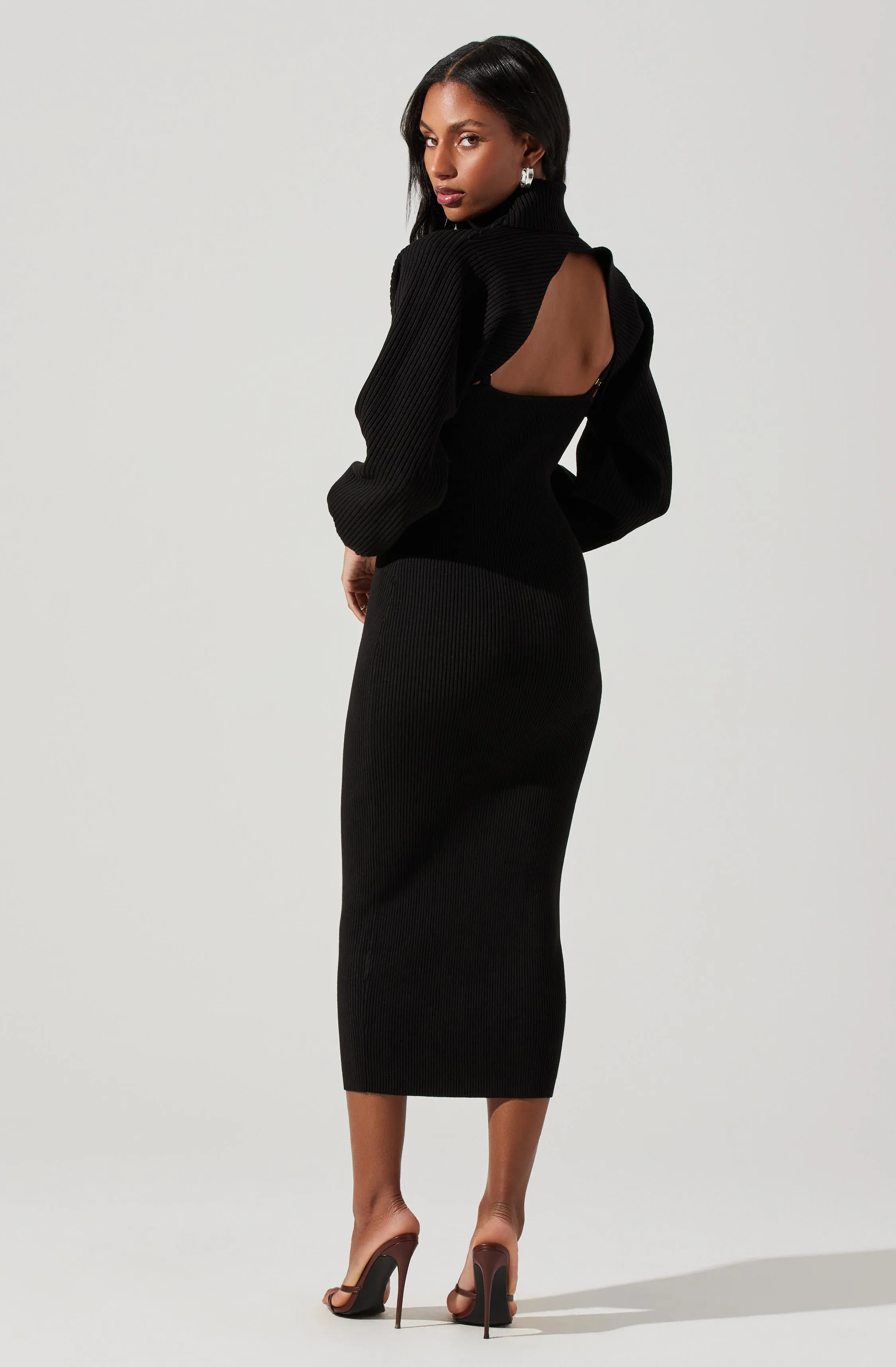 Jodie Bolero Midi Sweater Dress