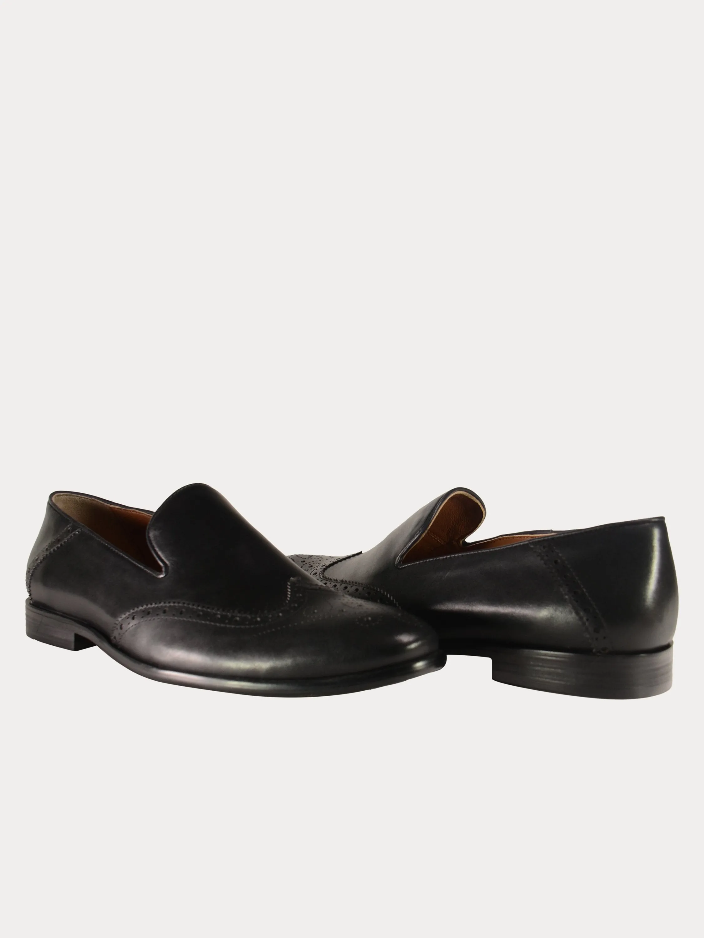 Josef Seibel Slip On Formal Black Leather Shoes