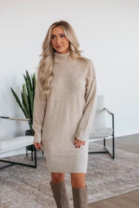 Kambria Sweater Dress - Oatmeal