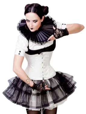 Kinnaird Waist Cinching Satin Underbust Ivory Trixi Corset