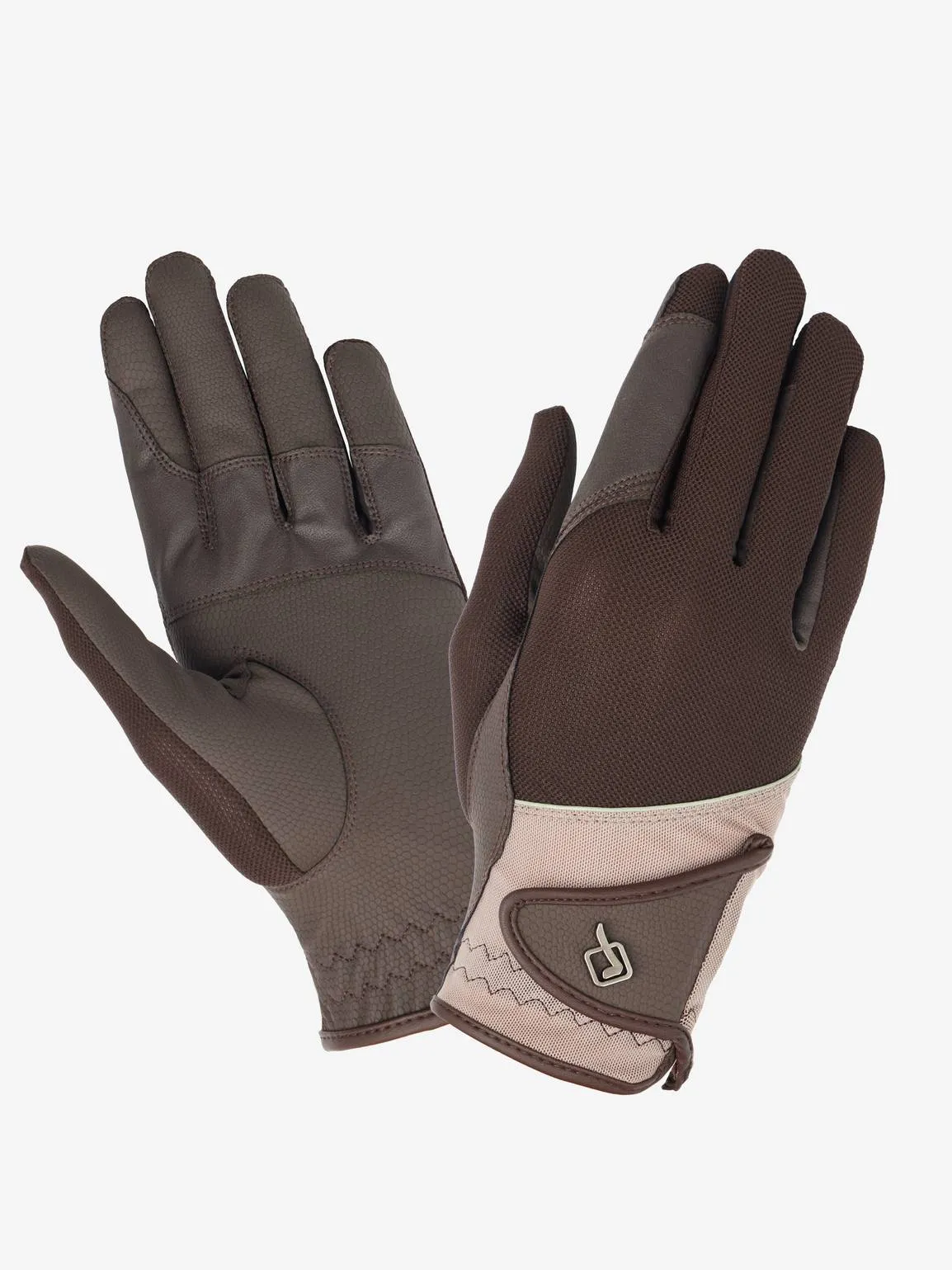 LeMieux Pro Mesh Glove Fern & Brown