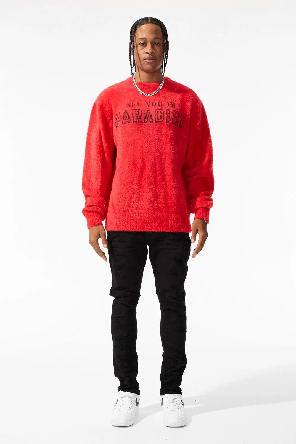 Lexington Crewneck Sweater (Red)