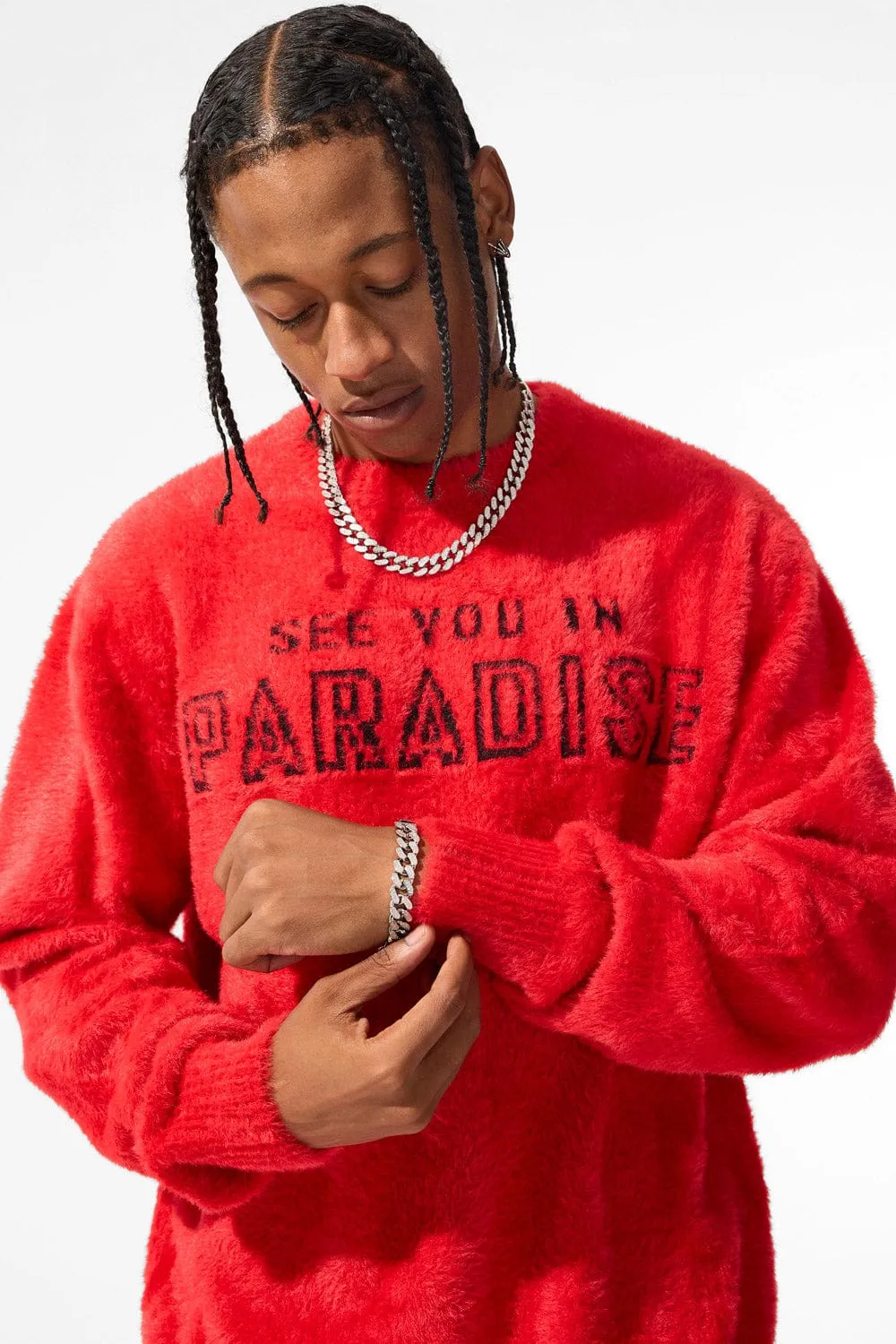 Lexington Crewneck Sweater (Red)