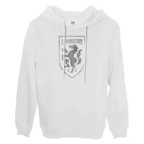 Lexington SC Mono Badge Fleece Pullover Hoodie - White