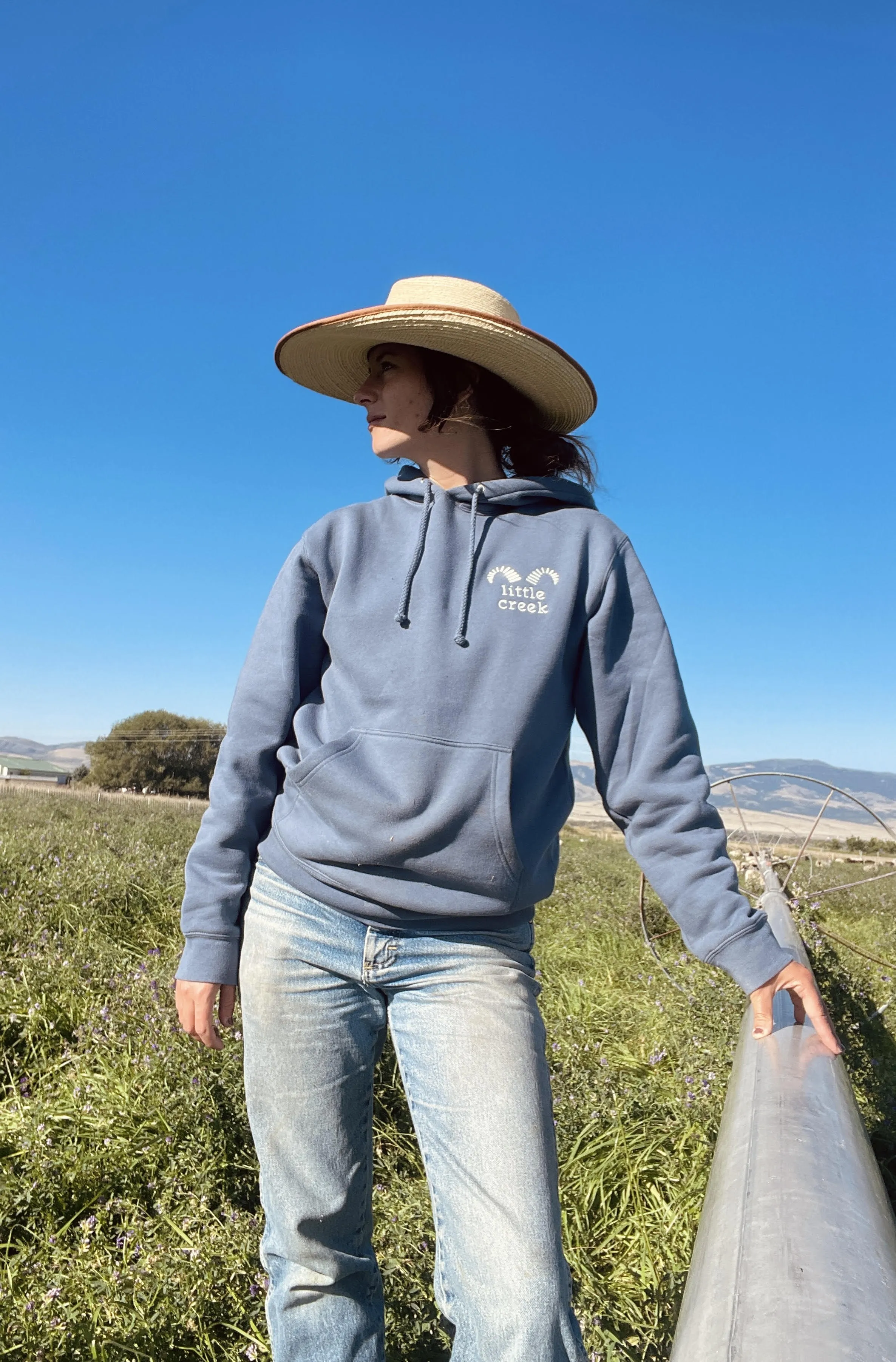 Little Creek Embroidered Hoodie