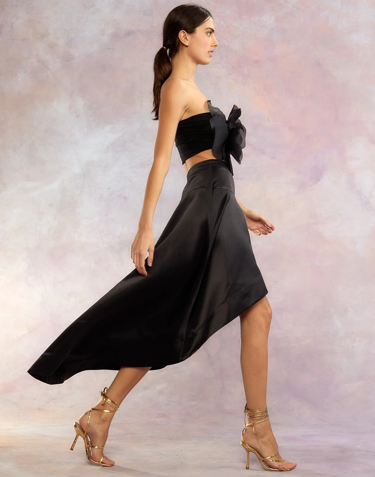 Livia Satin Skirt