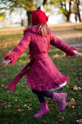 Long Fringed Warm Sweater Jacket