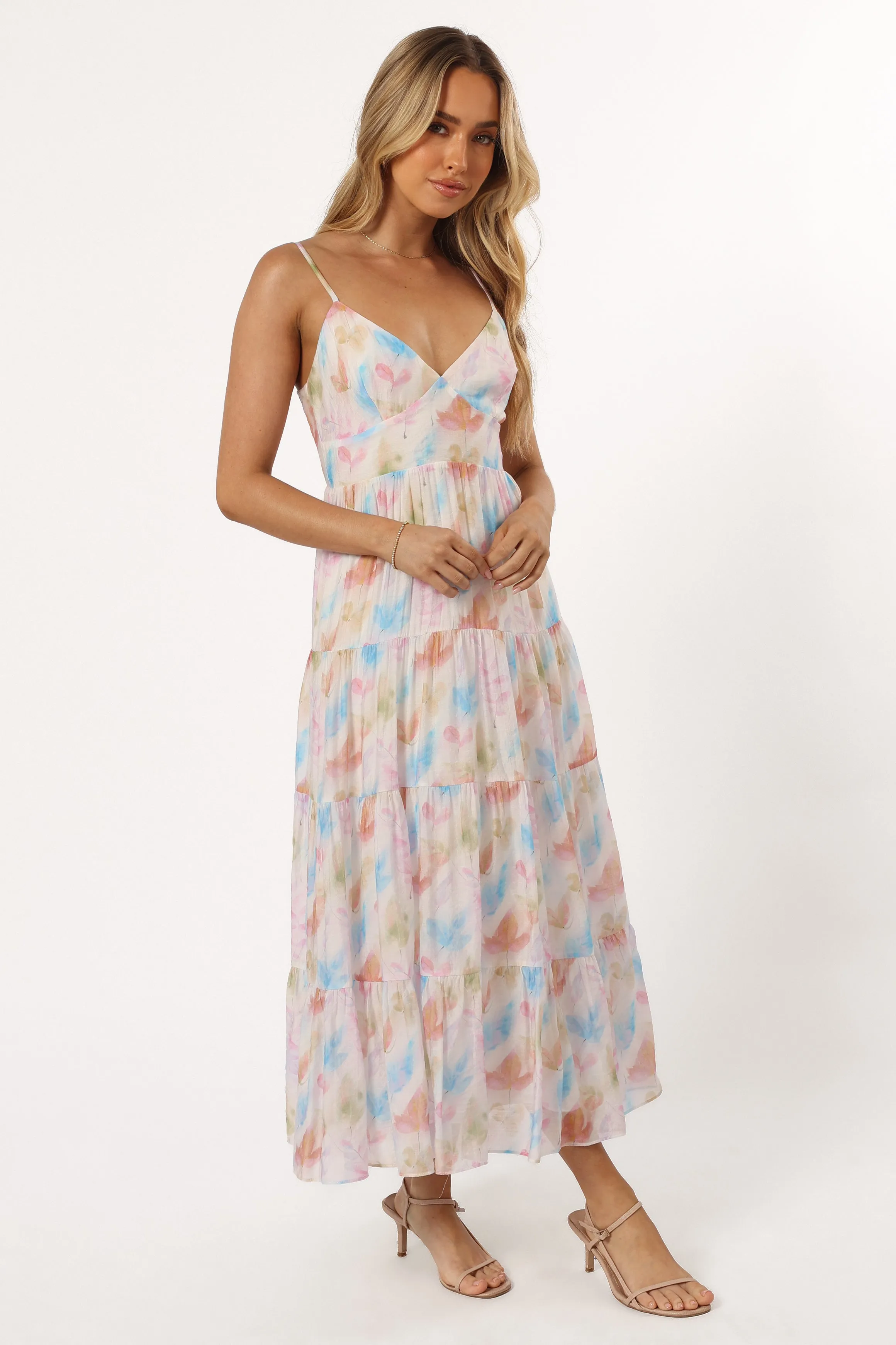 Luna Midi Dress - Multi Floral