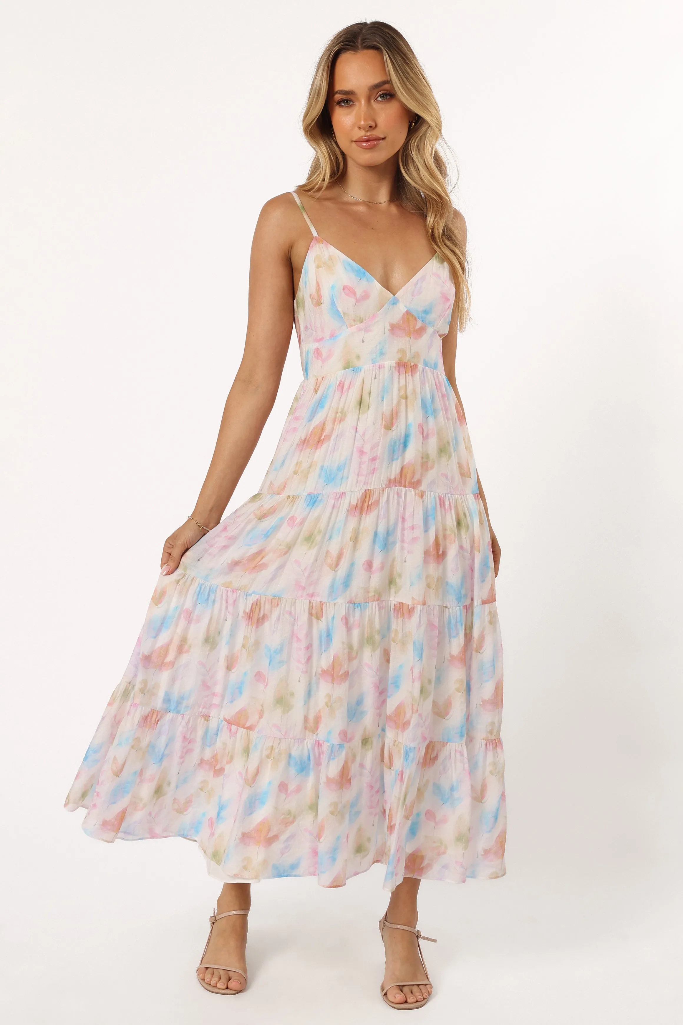 Luna Midi Dress - Multi Floral