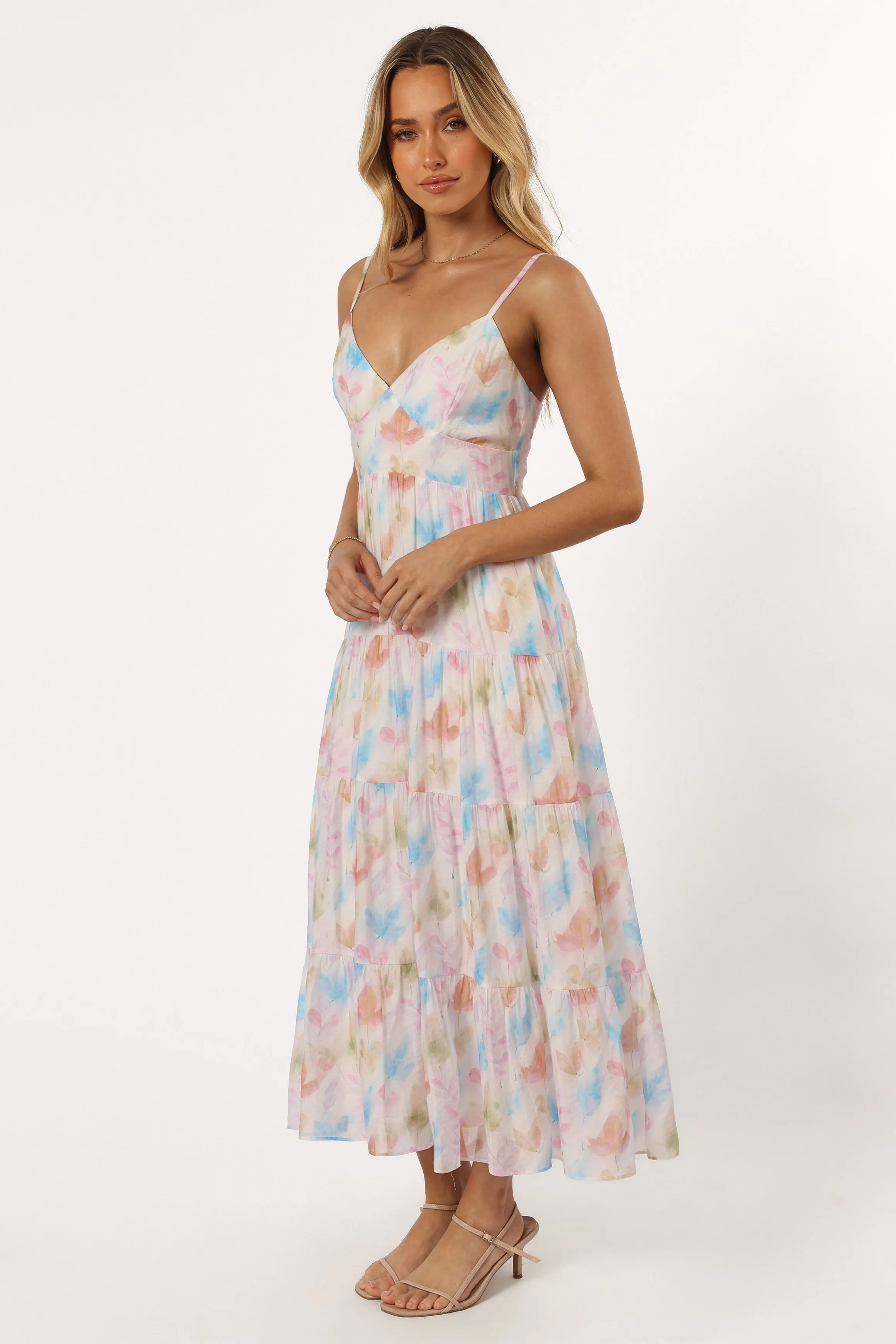 Luna Midi Dress - Multi Floral