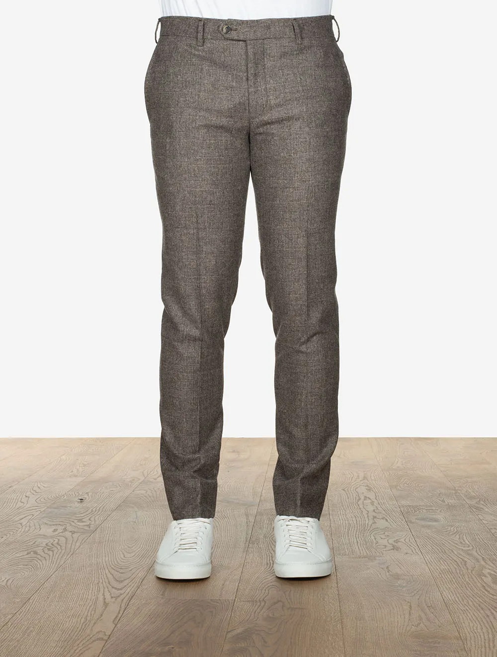 Lupus Wool Check Trousers Grey