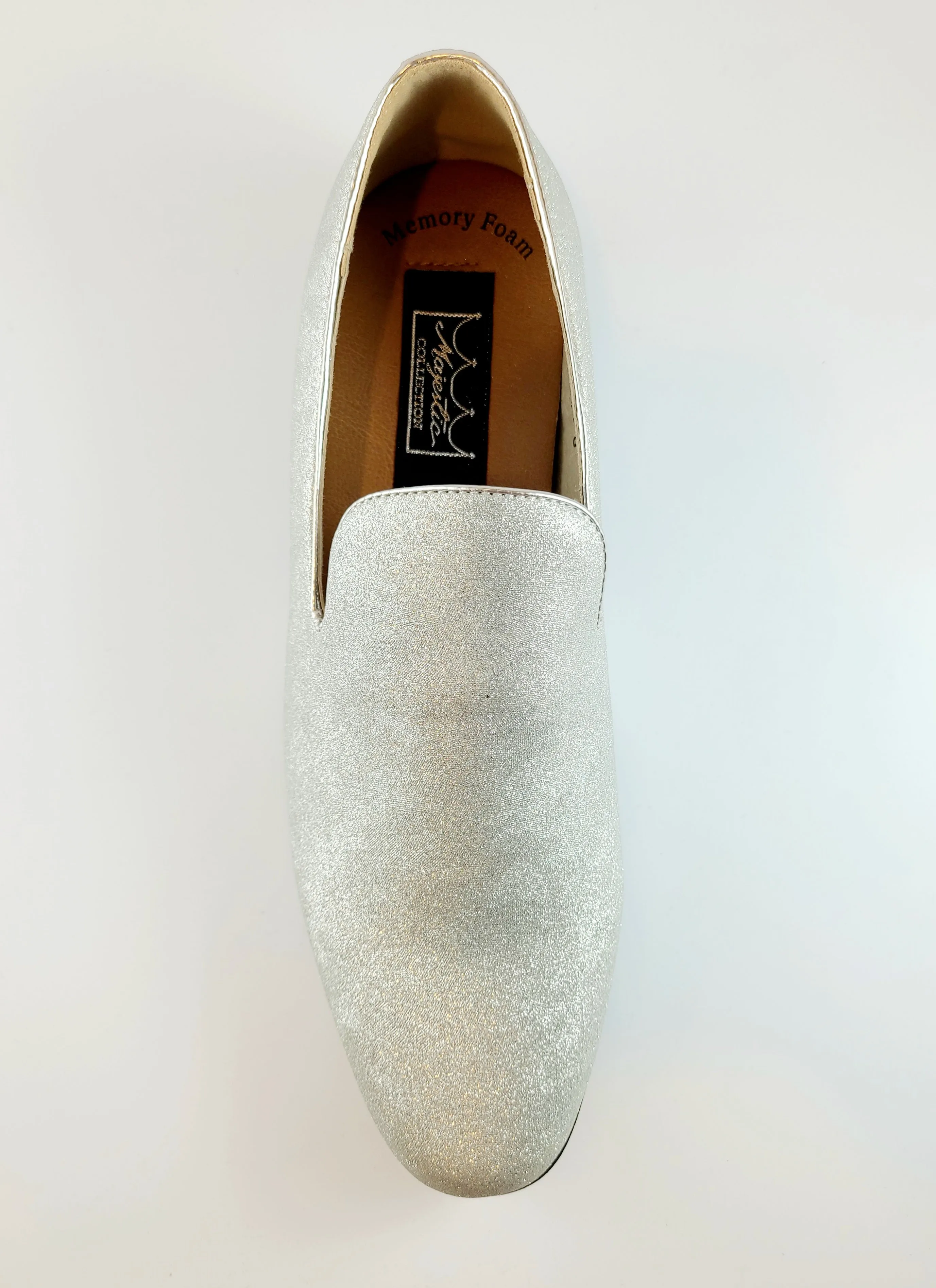 Majestic Metallic Slip on Shoe