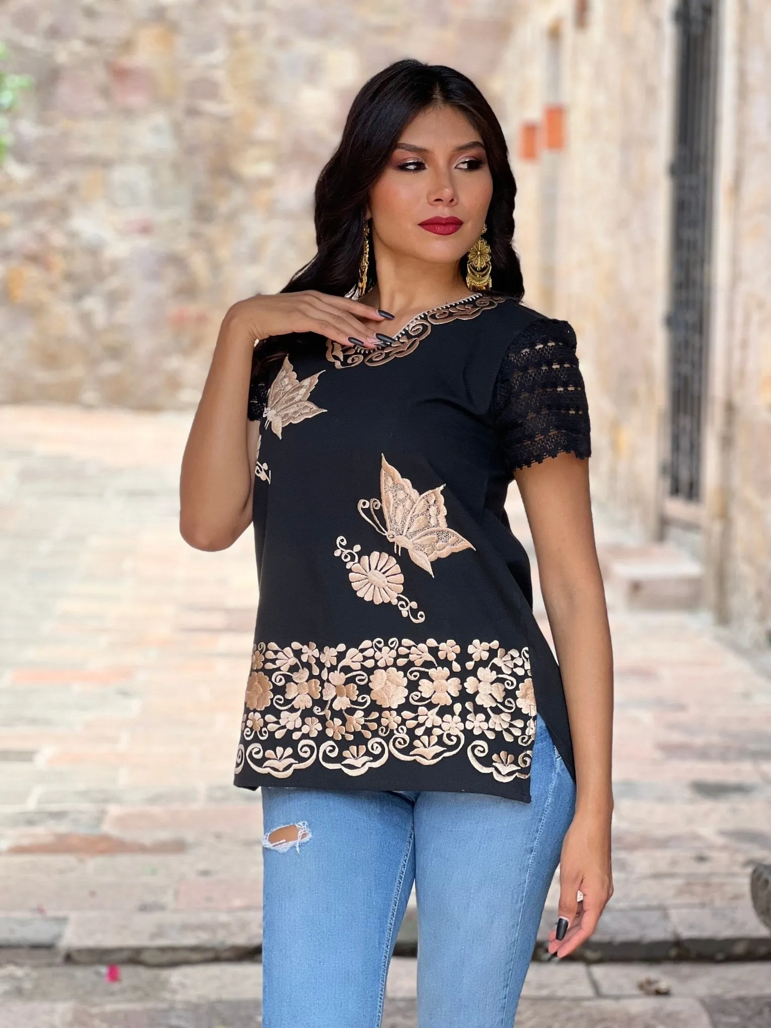 Mariposa Dorada Blouse