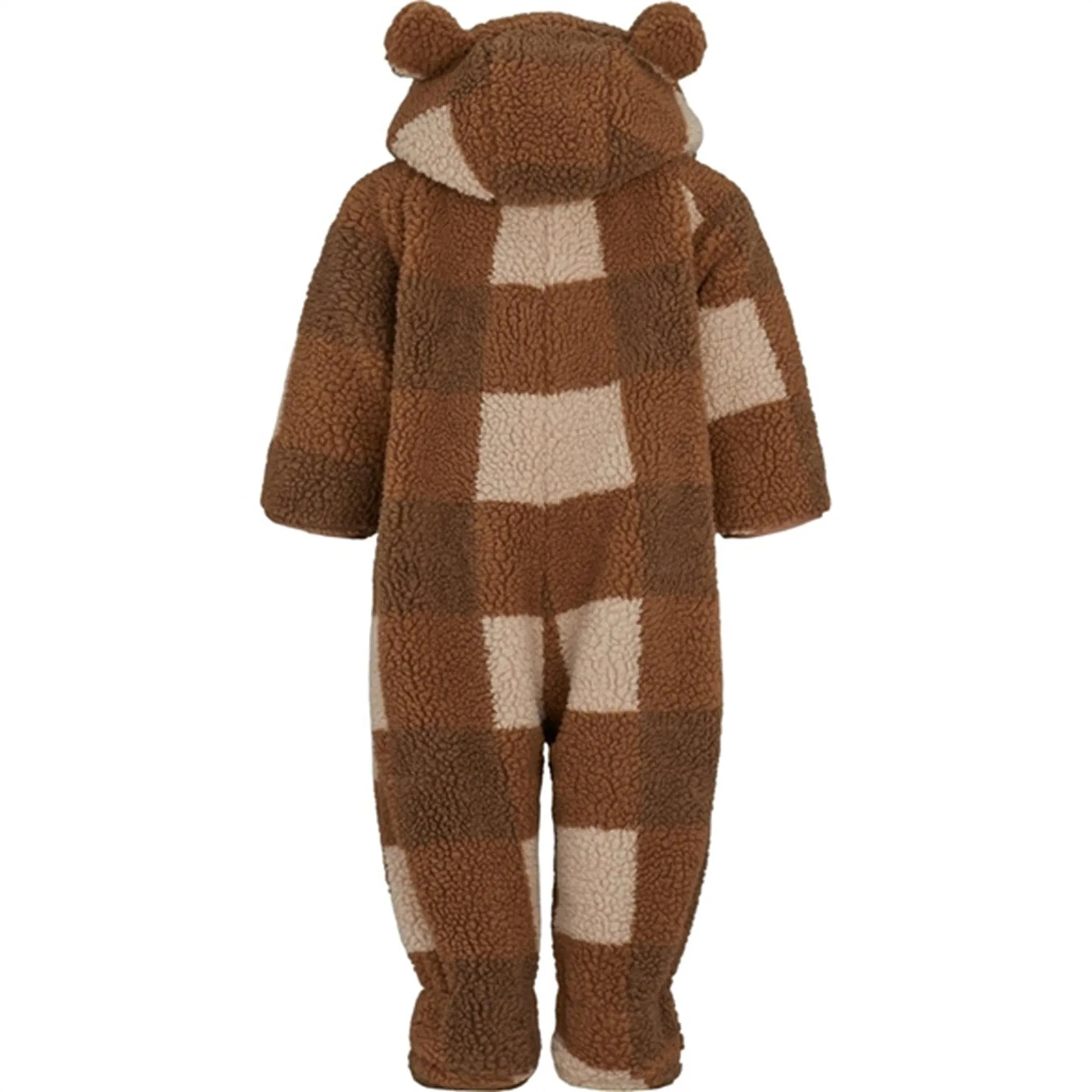 MarMar Robert B Teddybear Fleece Suit Chunky Hazel Check