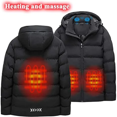 Men and Women's Hooded 3 Part Heated Jacket