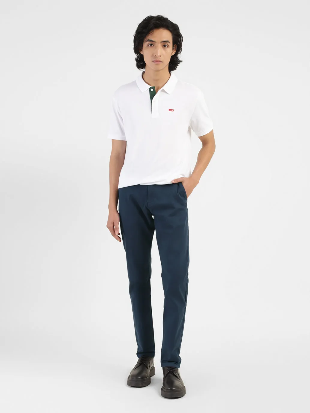 Men's 512 Blue Slim Tapered Fit Chinos