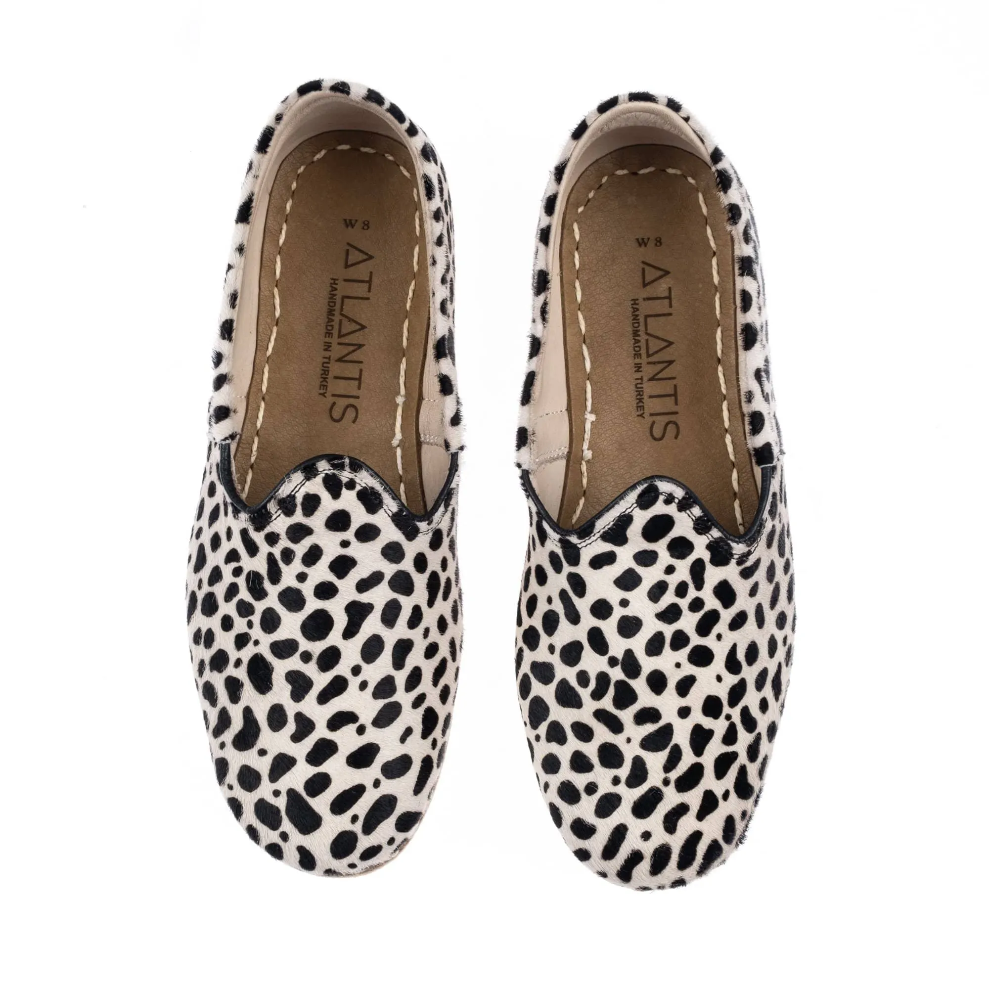 Men's Black Dots Slip On Shoes