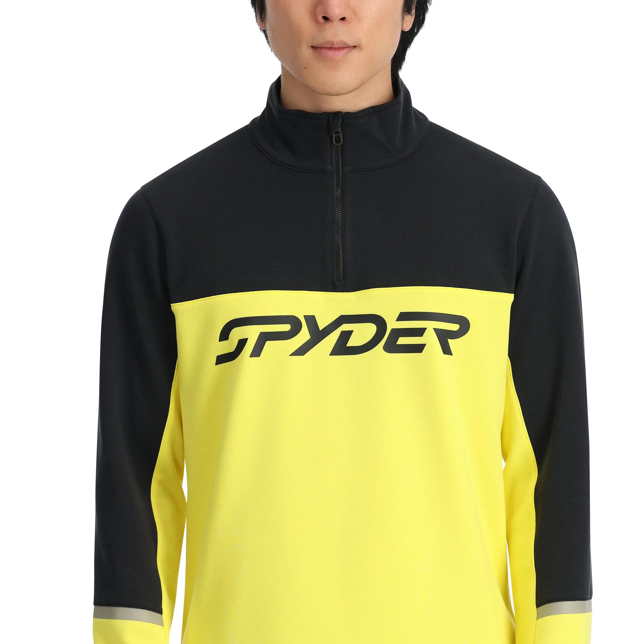 Mens Speed Fleece Half Zip - Acid Yellow