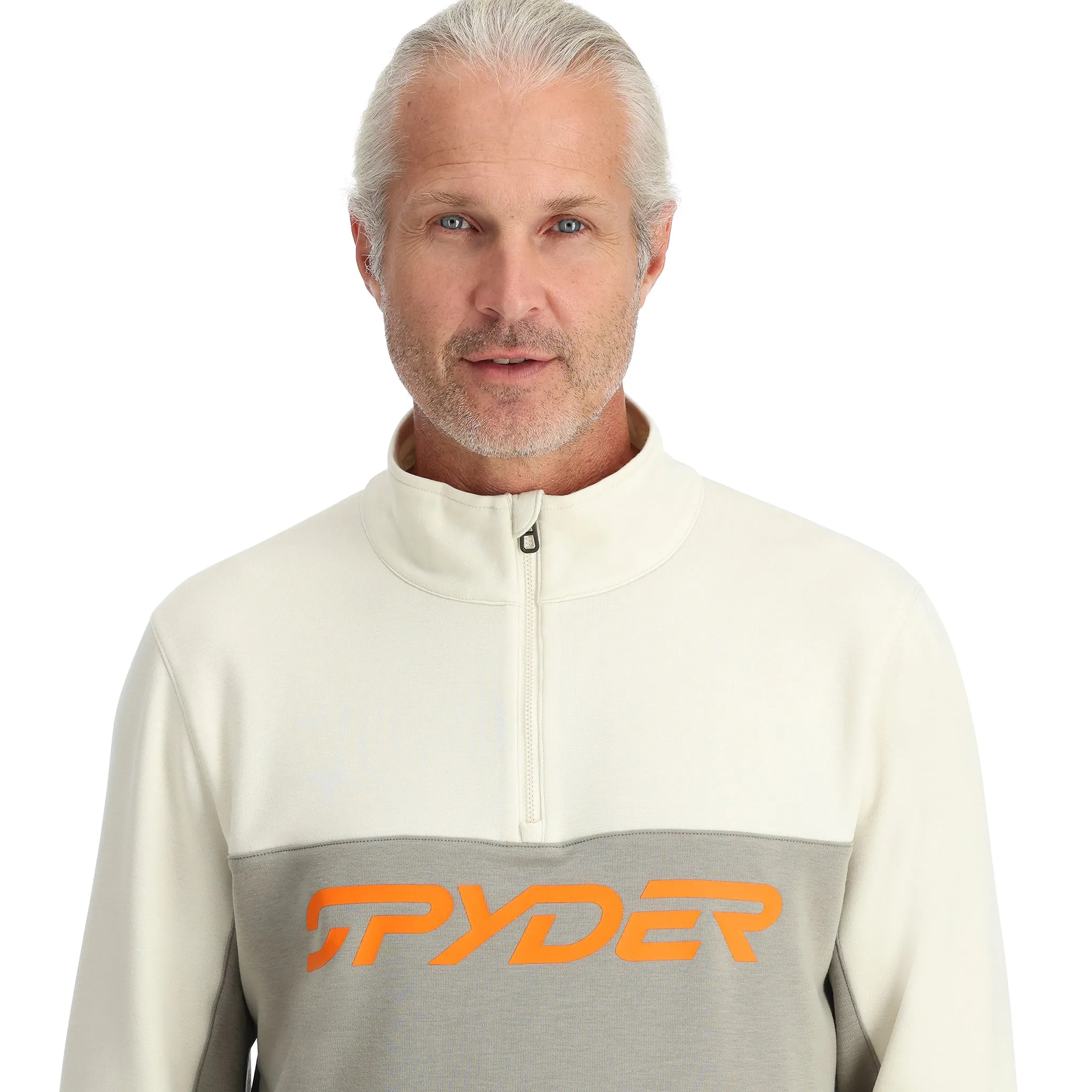 Mens Speed Fleece Half Zip - Concrete